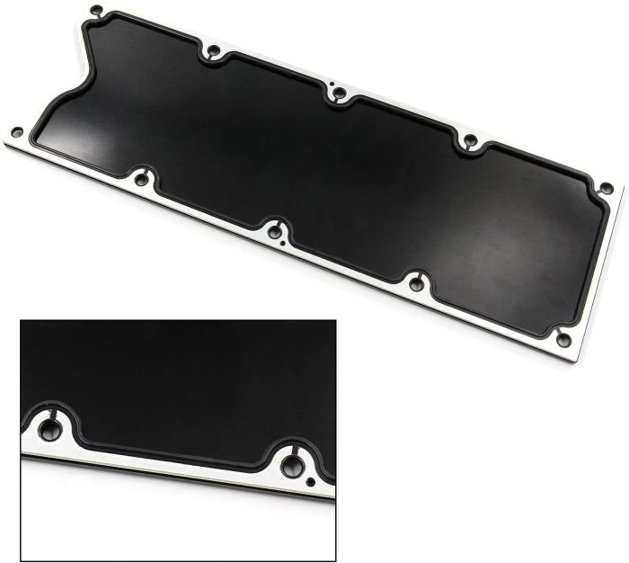 MSCRP LS Gen 3 Valley Pan Cover Plate with Gasket and Seals Low Profile Compatible with LSX LS1 LM7 LR4 LQ4 LS6 L59 - 图片 4